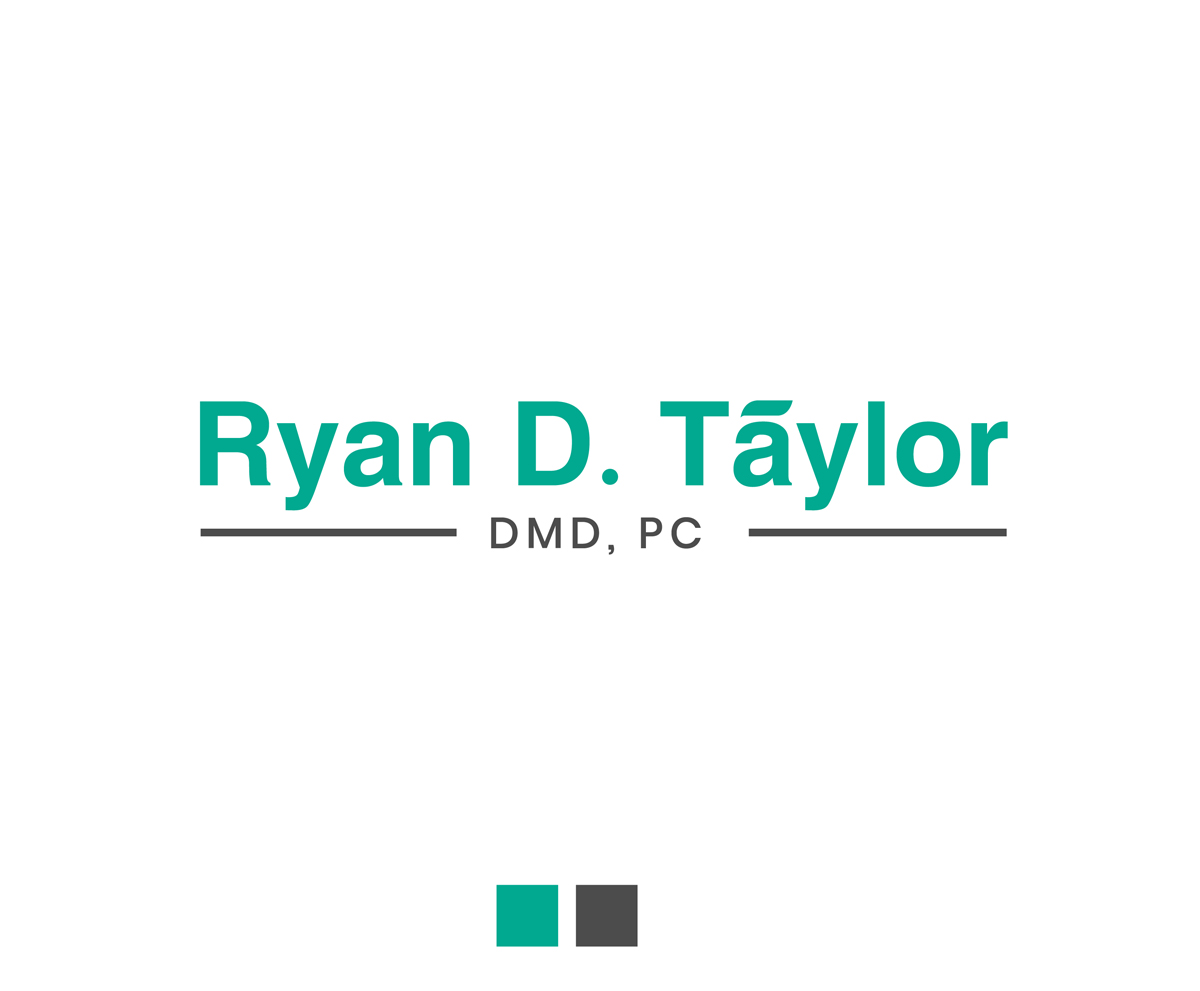 Logo Design by Aqeel Momin for Ryan D. Taylor, DMD, PC | Design #19014010