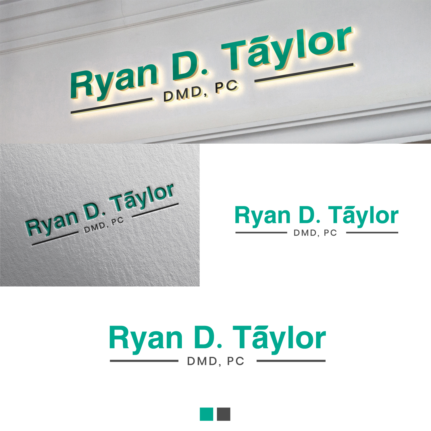 Logo Design by Aqeel Momin for Ryan D. Taylor, DMD, PC | Design #19014014