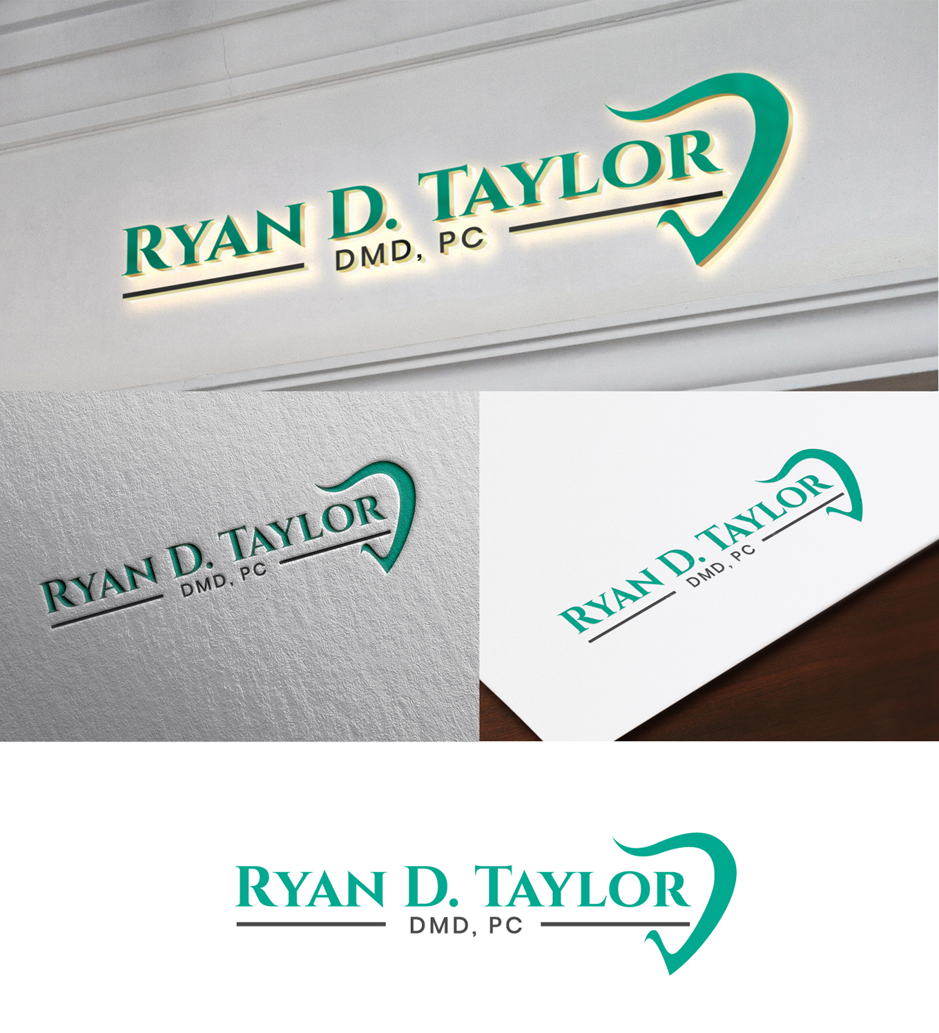Diseño de Logo por Aqeel Momin para Ryan D. Taylor, DMD, PC | Diseño #19014138