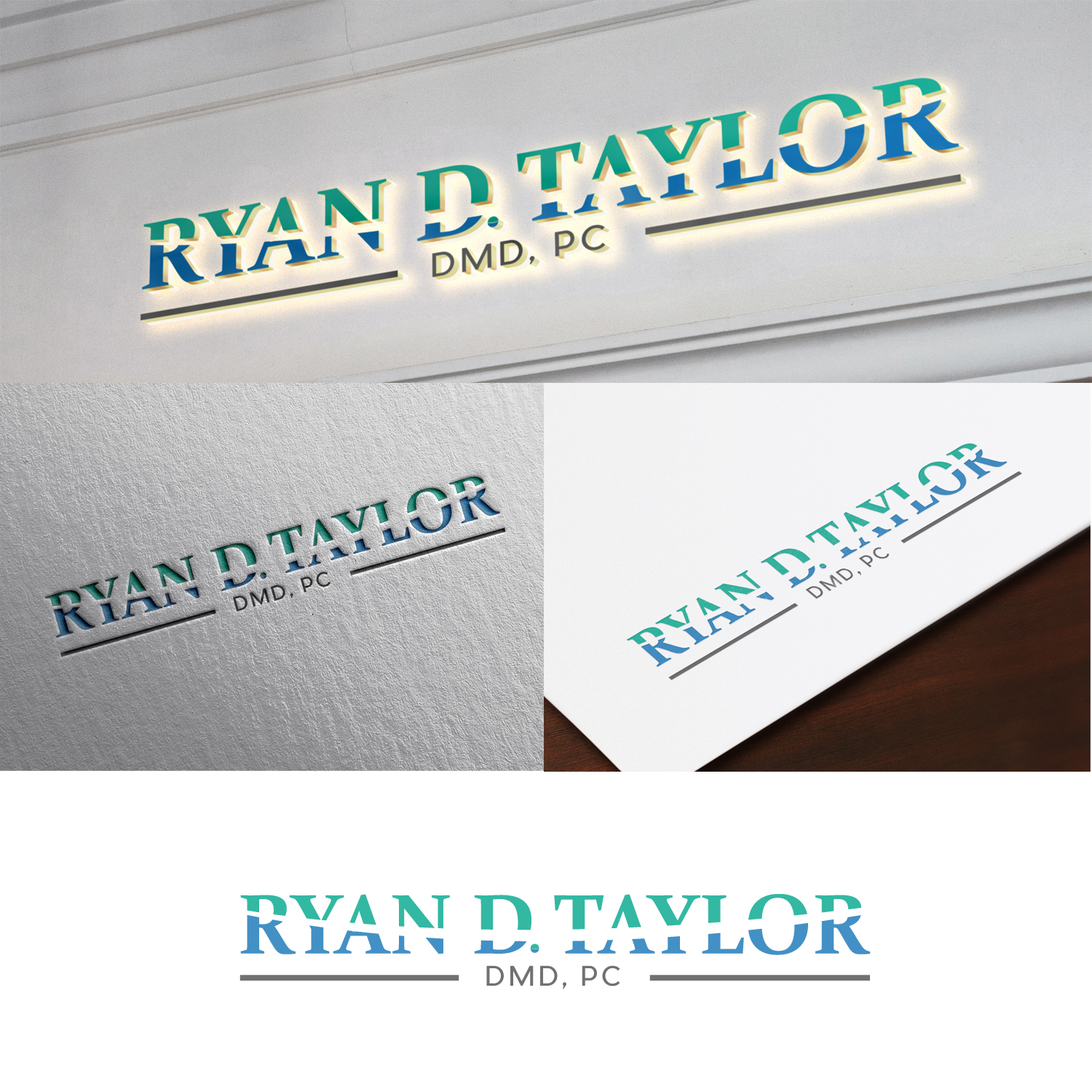 Logo Design by Aqeel Momin for Ryan D. Taylor, DMD, PC | Design #19017053