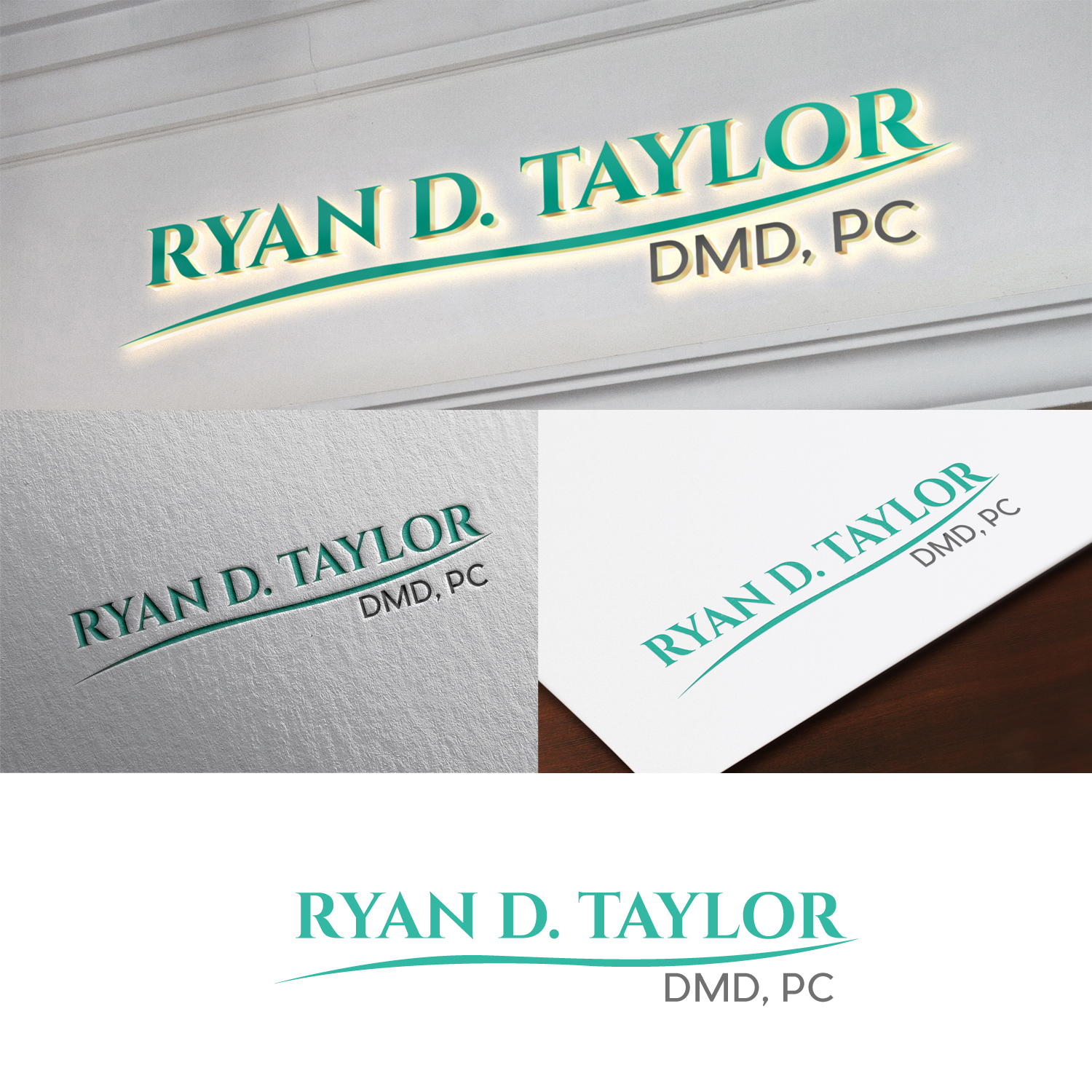 Logo Design by Aqeel Momin for Ryan D. Taylor, DMD, PC | Design #19017988