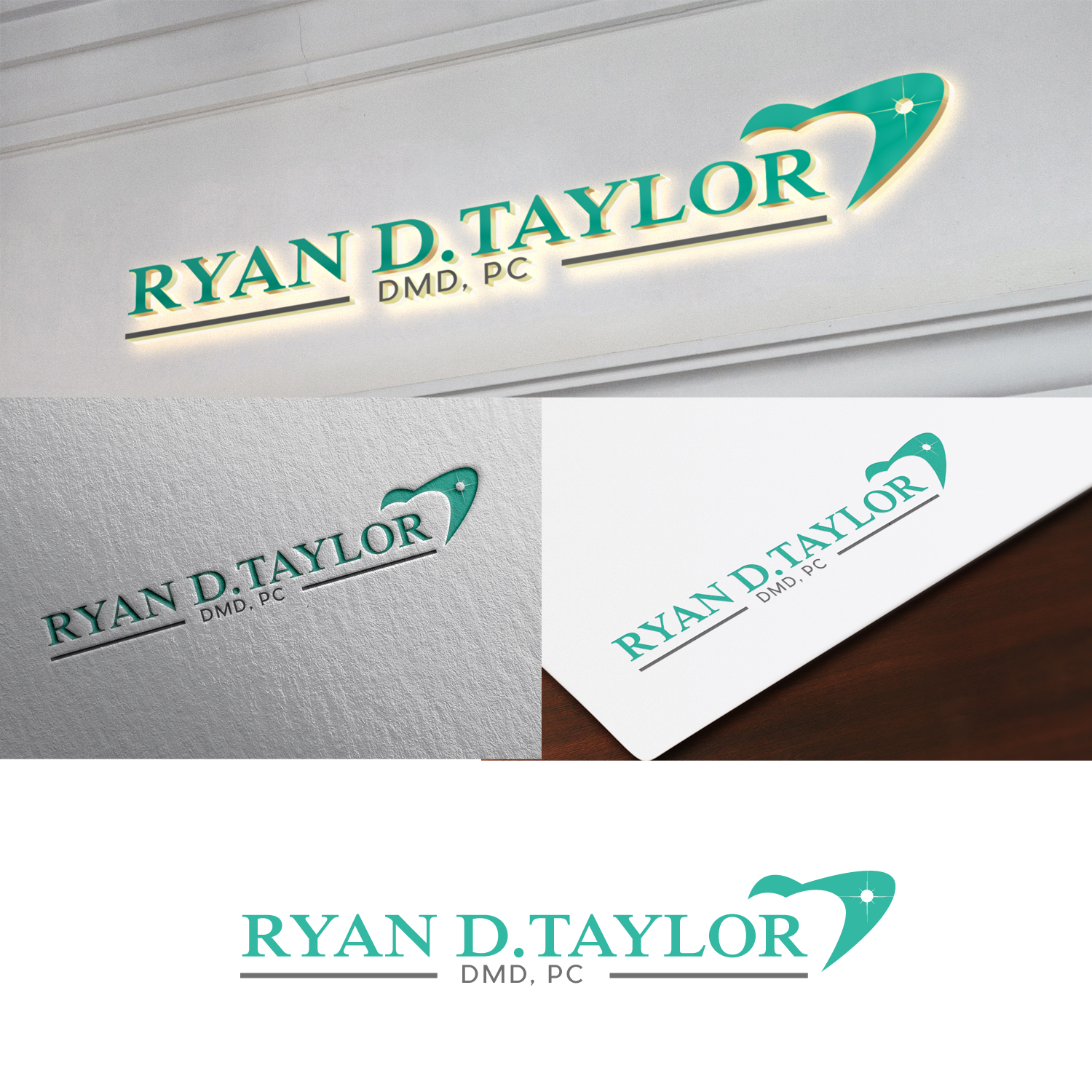 Logo Design by Aqeel Momin for Ryan D. Taylor, DMD, PC | Design #19077019