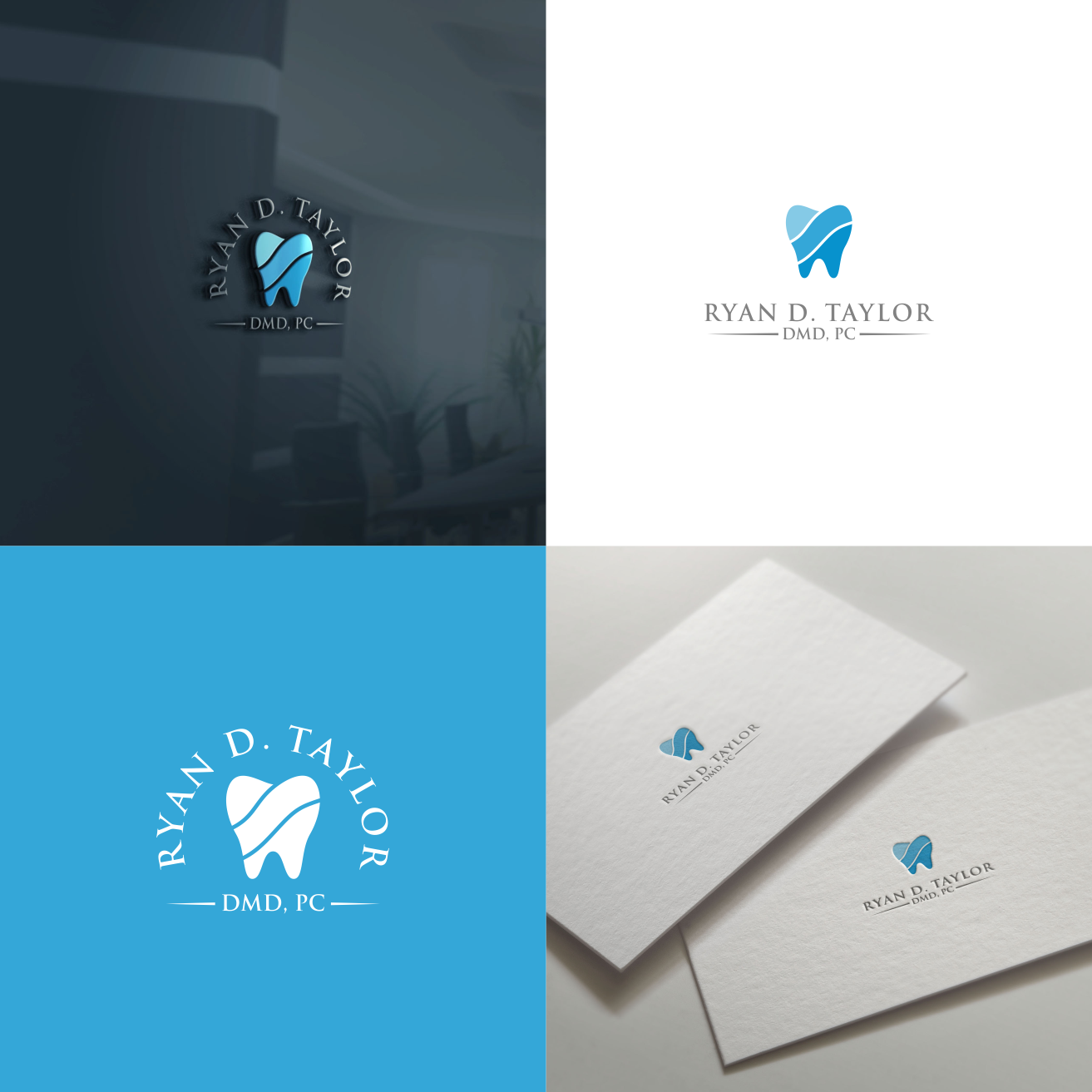 Logo Design by anak mama for Ryan D. Taylor, DMD, PC | Design #19371955