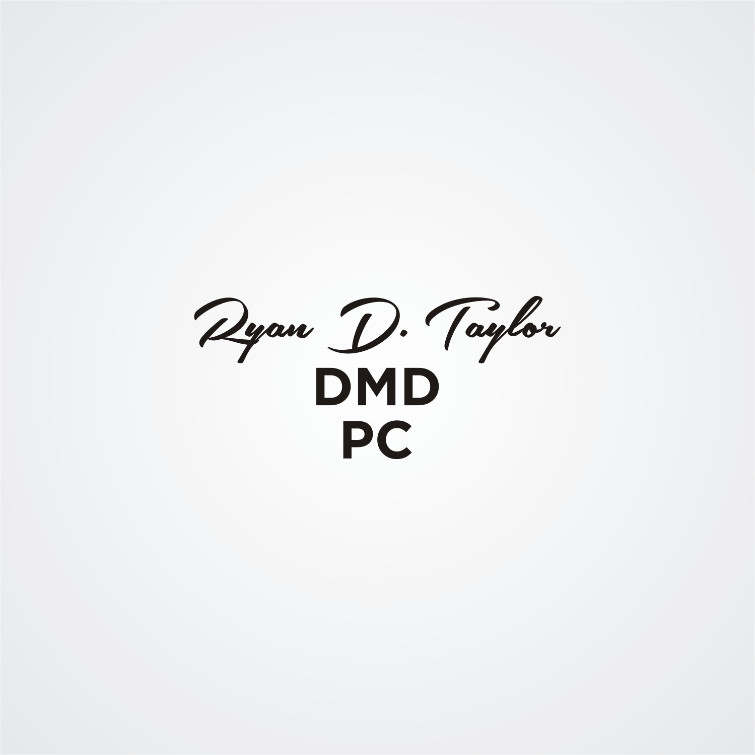 Diseño de Logo por PAYUNG Media Creative para Ryan D. Taylor, DMD, PC | Diseño #19031879