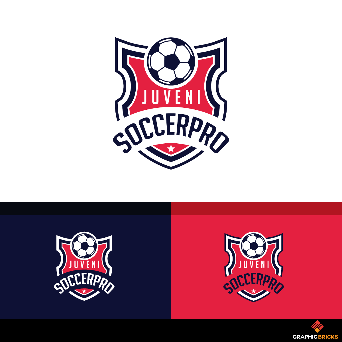 Logo Design by Graphic Bricks for JuveniSoccerPro  and JSP academy | Design #18958951