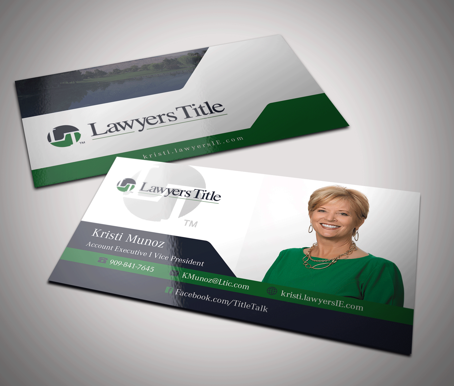 Business Card Design by Riz' for Lawyers Title Insurance | Design #18974156