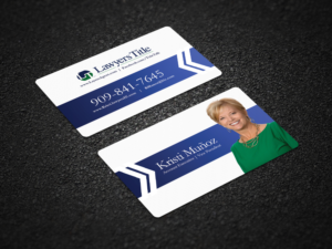 Visitenkarten-Design von Pointless Pixels India für Lawyers Title Insurance | Design: #18964269