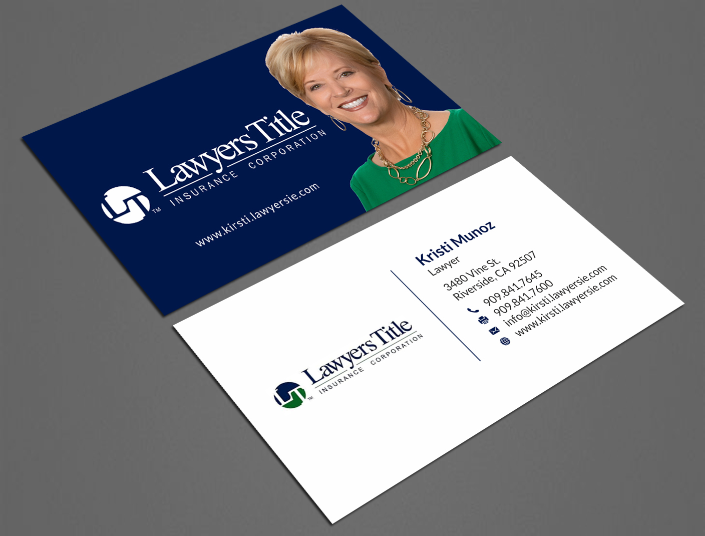 Business Card Design by SKYdesign for Lawyers Title Insurance | Design #18965016