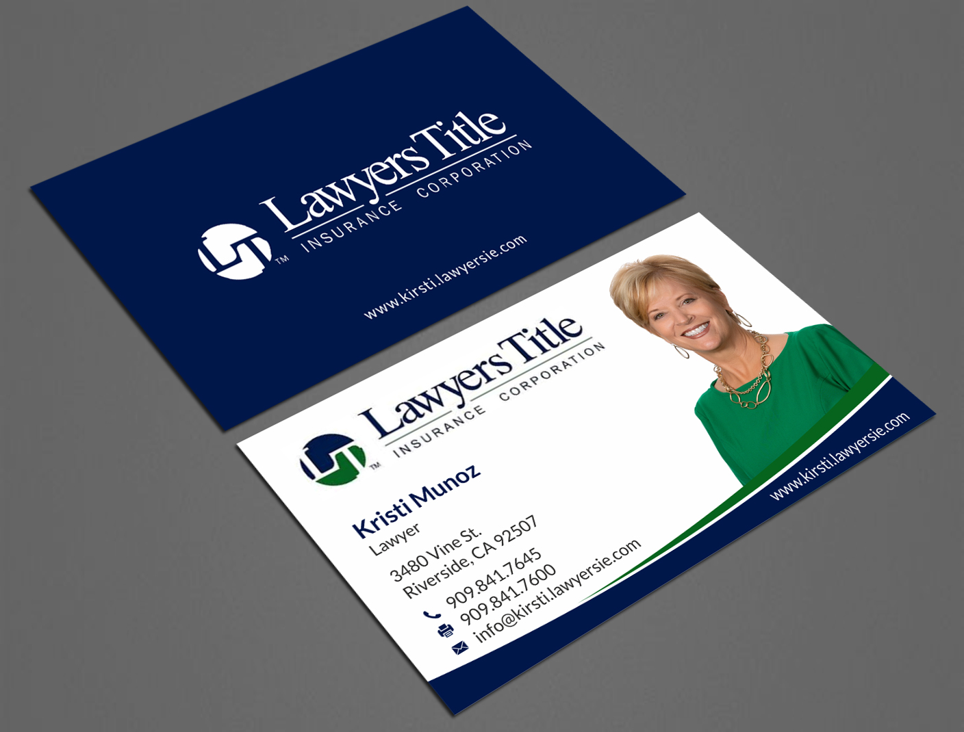 Diseño de Tarjeta de Presentación por SKYdesign para Lawyers Title Insurance | Diseño #18965025