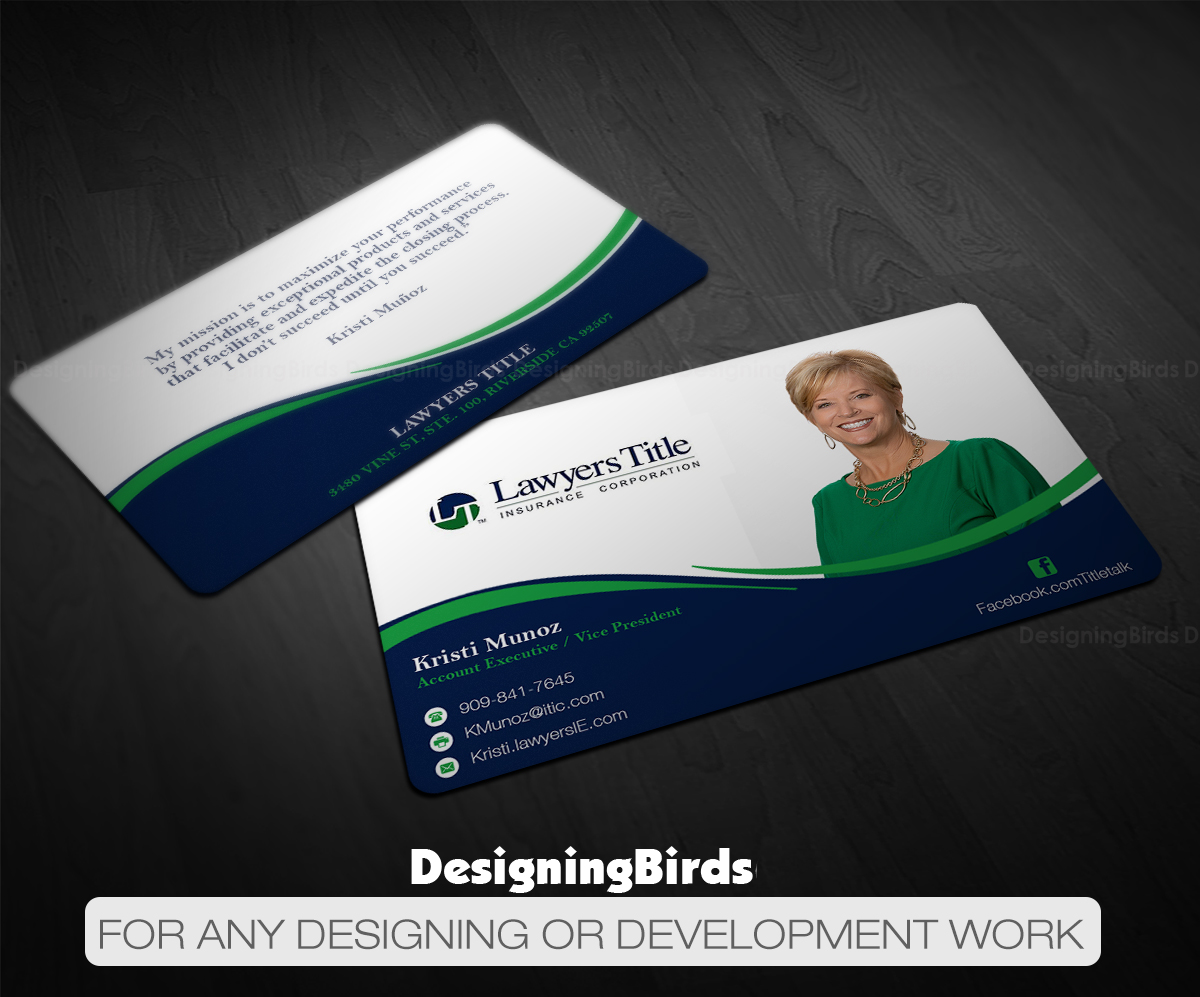 Diseño de Tarjeta de Presentación por Designing Birds para Lawyers Title Insurance | Diseño #18963241