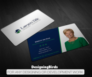 Diseño de Tarjeta de Presentación por Designing Birds para Lawyers Title Insurance | Diseño: #18963439