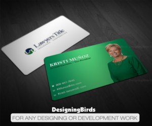 Diseño de Tarjeta de Presentación por Designing Birds para Lawyers Title Insurance | Diseño: #18966002