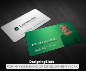 Diseño de Tarjeta de Presentación por Designing Birds para Lawyers Title Insurance | Diseño: #18966003