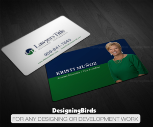 Business Card Design by Designing Birds for Lawyers Title Insurance | Design: #18967375