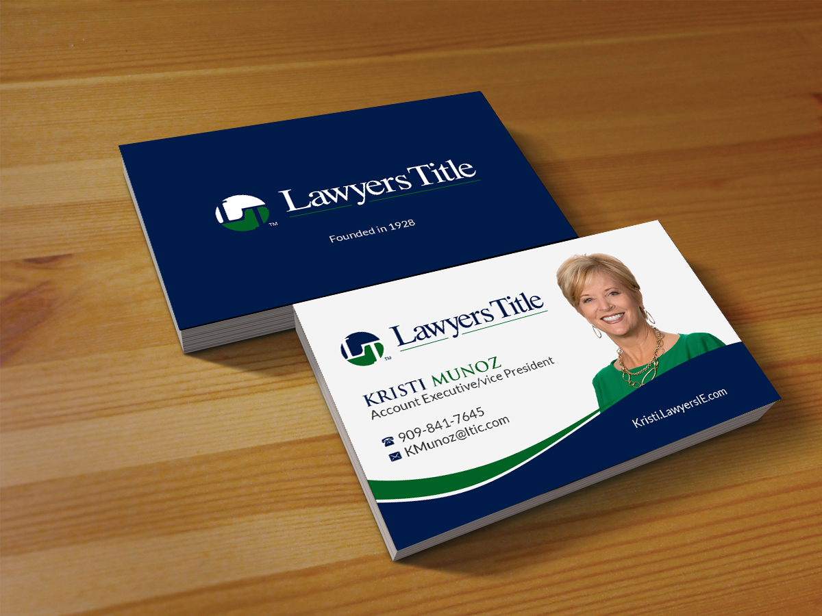 Business Card Design by Creations Box 2015 for Lawyers Title Insurance | Design #18960796