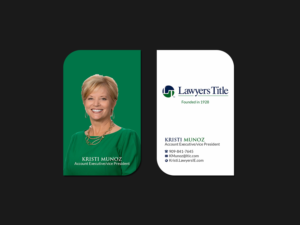 Visitenkarten-Design von Creations Box 2015 für Lawyers Title Insurance | Design: #18960822