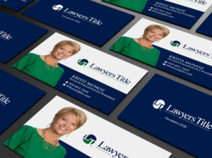 Visitenkarten-Design von Creations Box 2015 für Lawyers Title Insurance | Design: #18960829