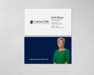 Diseño de Tarjeta de Presentación por Brand aid para Lawyers Title Insurance | Diseño: #18974582