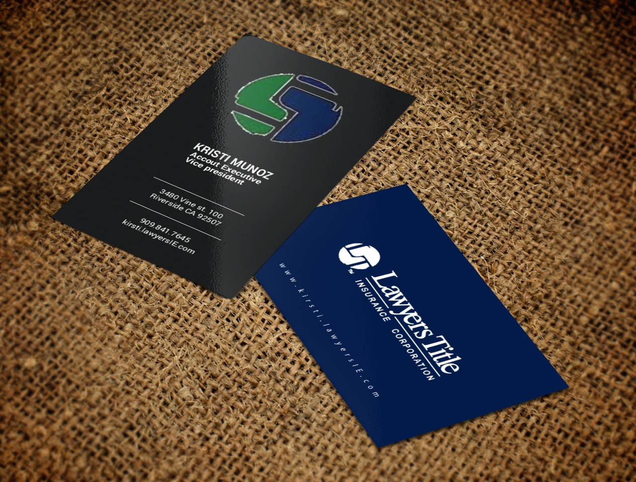 Diseño de Tarjeta de Presentación por chandrayaan.creative para Lawyers Title Insurance | Diseño #18965482