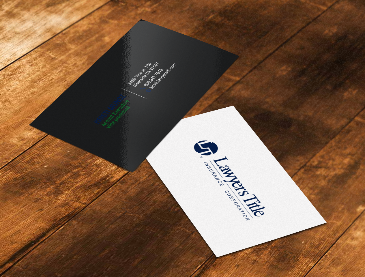 Diseño de Tarjeta de Presentación por chandrayaan.creative para Lawyers Title Insurance | Diseño #18966389