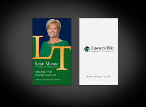 Visitenkarten-Design von chandrayaan.creative für Lawyers Title Insurance | Design: #18971916