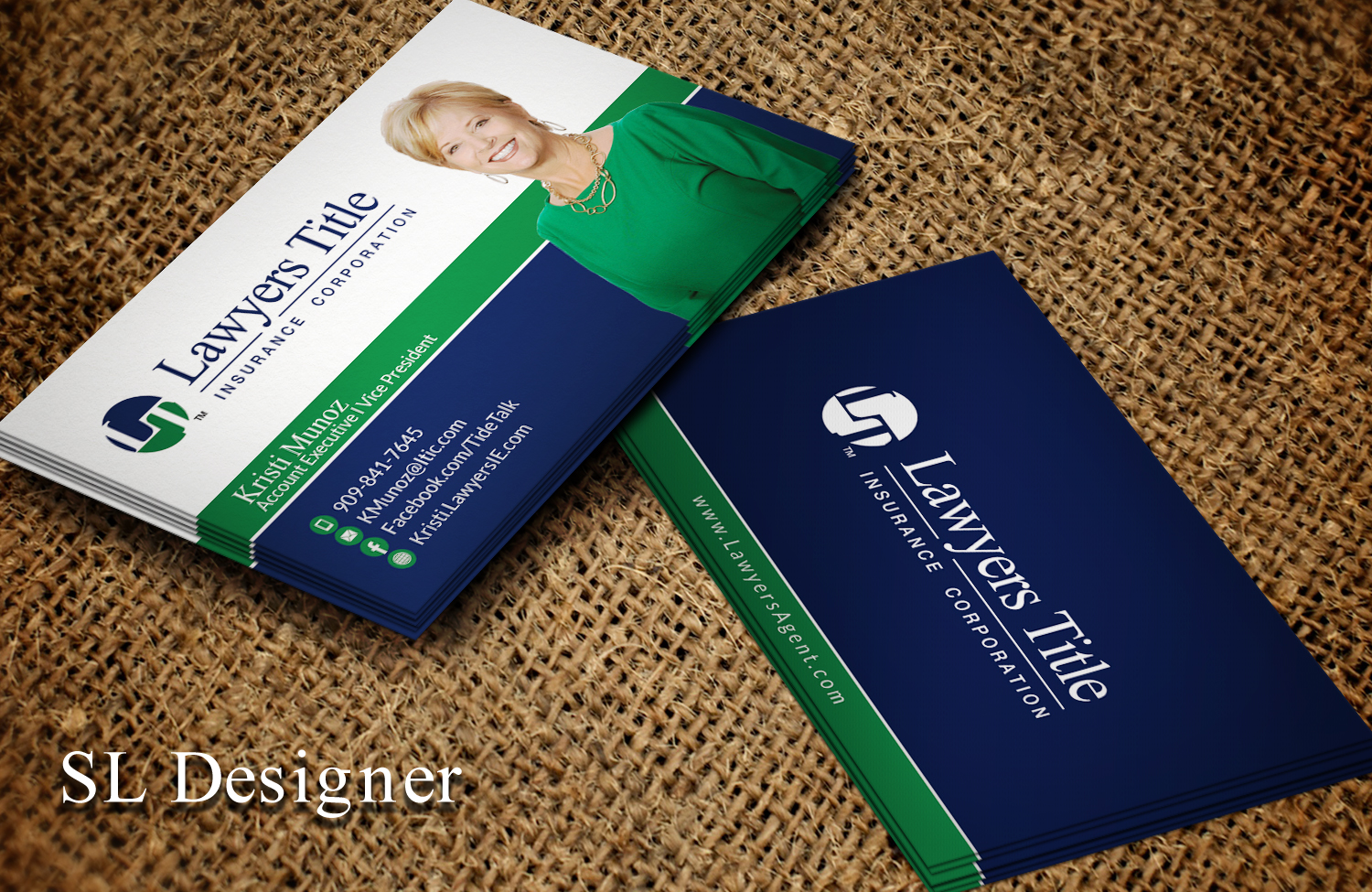 Business Card Design by SL Designer for Lawyers Title Insurance | Design #18960407