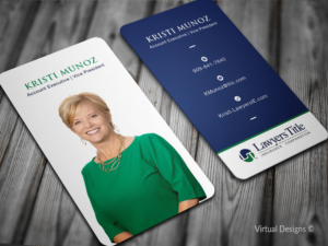 Business Card Design by SyncFuse™ Solutions for Lawyers Title Insurance | Design: #18960409