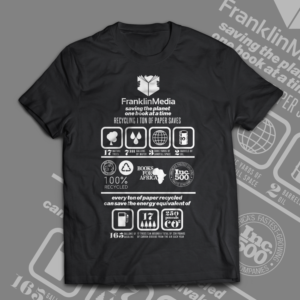 T-shirt Design by Eightone 3 for FranklinMedia LLC | Design: #18996118