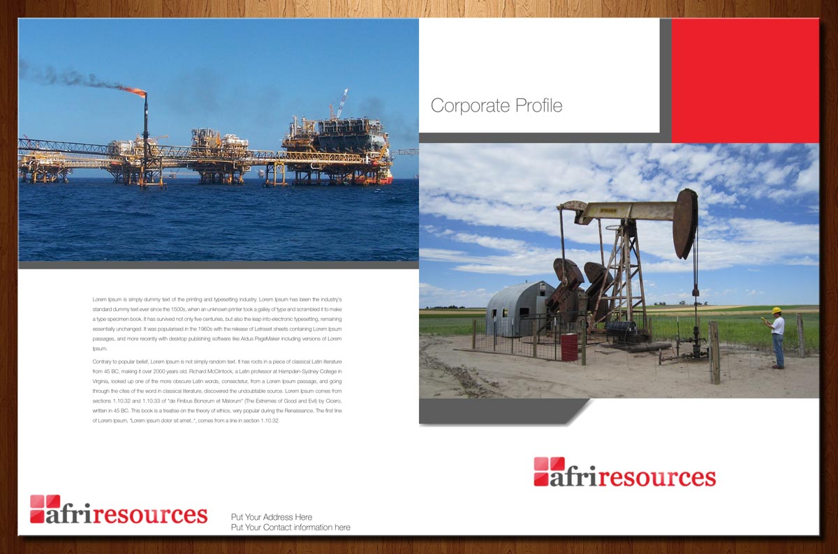 Brochure Design by theblueart for Blackaion Capital | Design #2847818