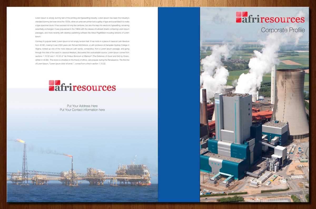 Brochure Design by theblueart for Blackaion Capital | Design #2847820