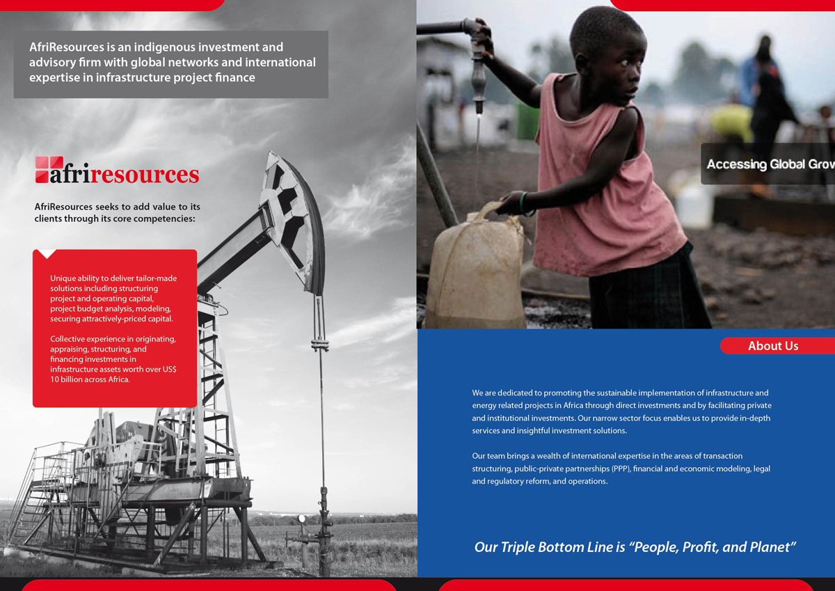 Brochure Design by Adillusion for Blackaion Capital | Design #2849048