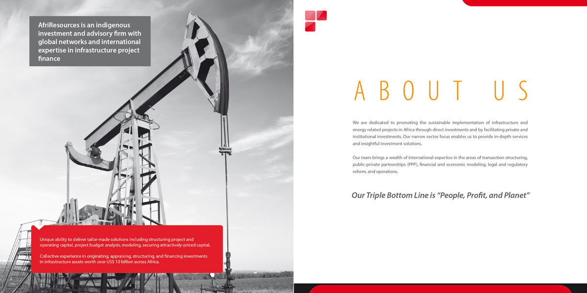 Brochure Design by Adillusion for Blackaion Capital | Design #2864382