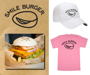 Smile Burger | Logo-Design von Buck Tornado