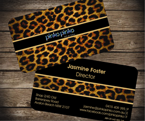 Upmarket designer fashion & gift boutique card design | Diseño de Tarjeta de Presentación por Aaaron