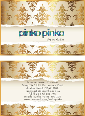Diseño de Tarjeta de Presentación por Amrita Das para pinko pinko | Diseño: #2867843