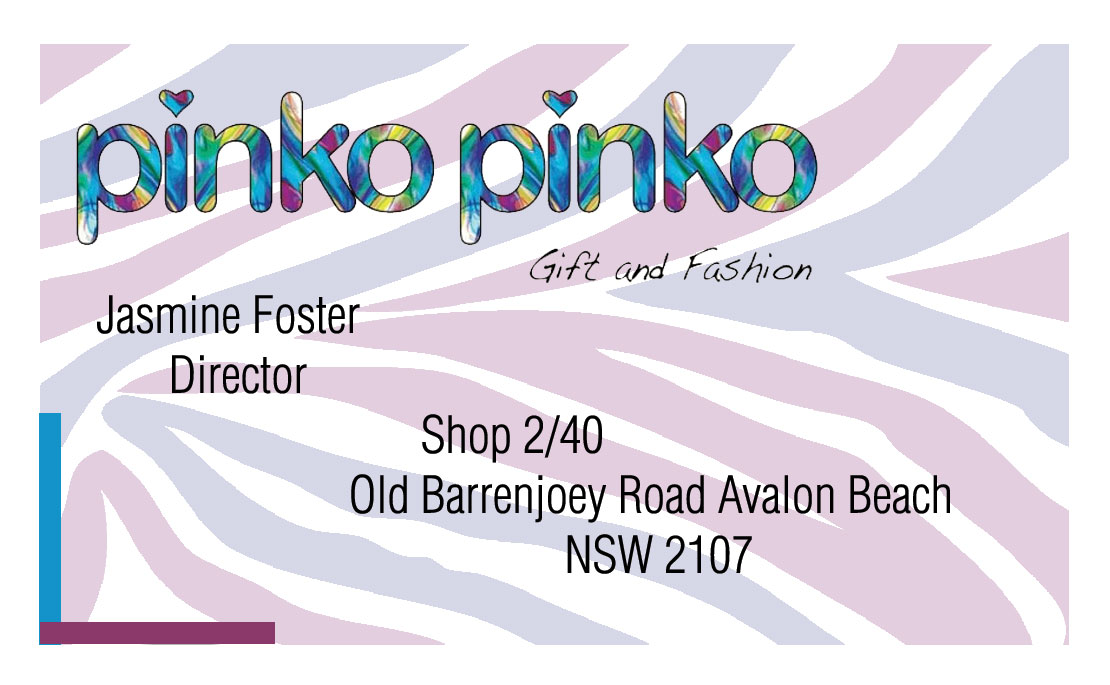 Business Card Design by perkywallflower for pinko pinko | Design #2847291