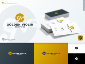 Golden Violin Solutions | Diseño de Logo por Raoul Camion