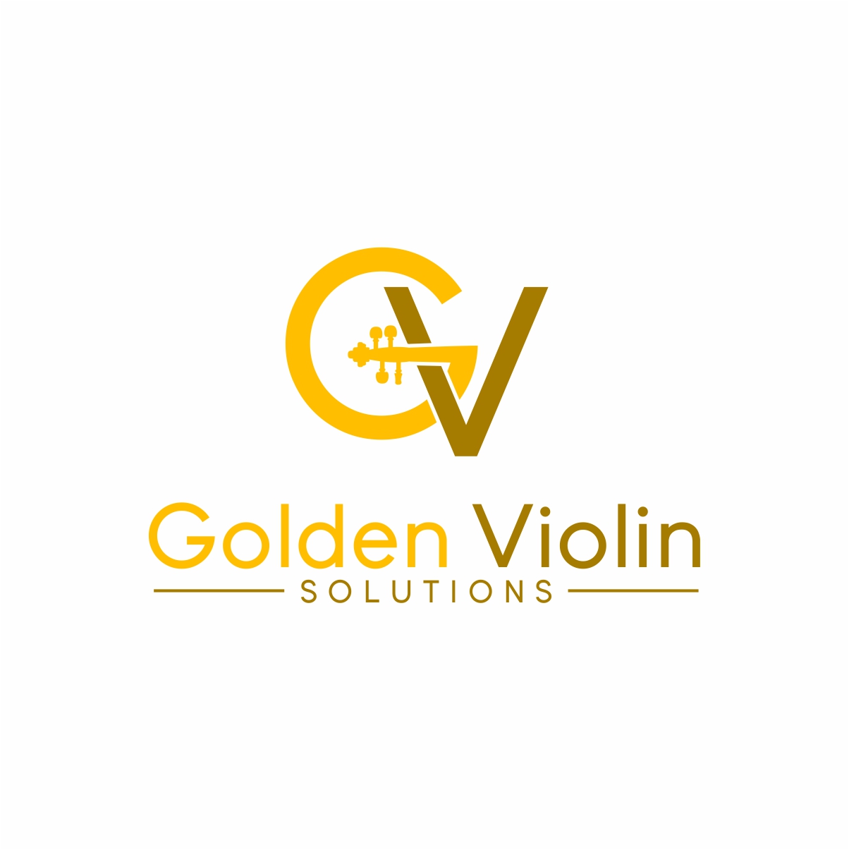 Logo Design by debdesign for Golden Violin Solutions | Design #18963556