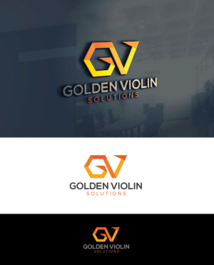 Golden Violin Solutions | Diseño de Logo por ecorokerz