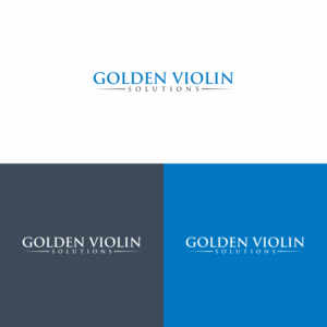 Golden Violin Solutions | Diseño de Logo por tejo