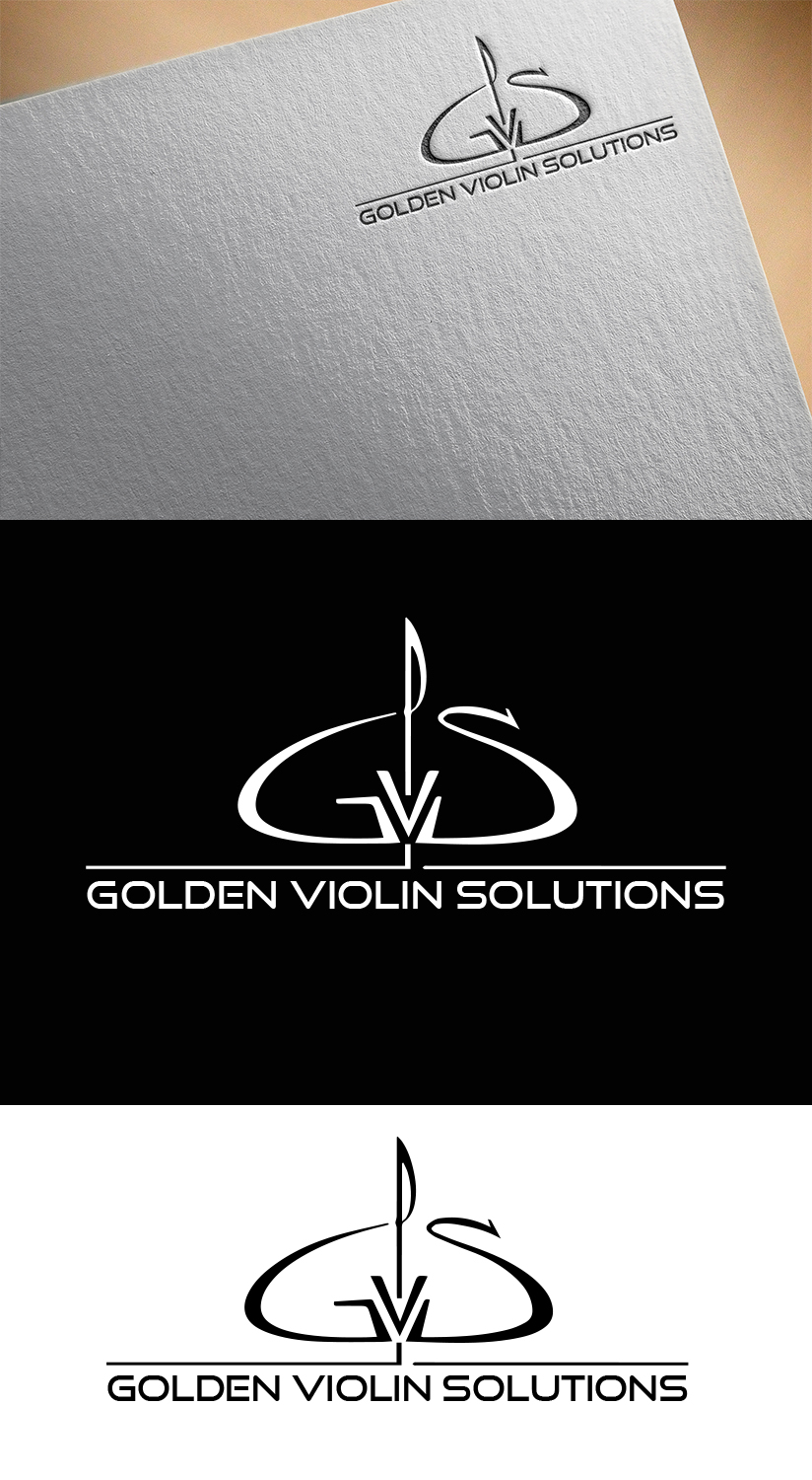 Logo Design by julie jo. for Golden Violin Solutions | Design #18962392