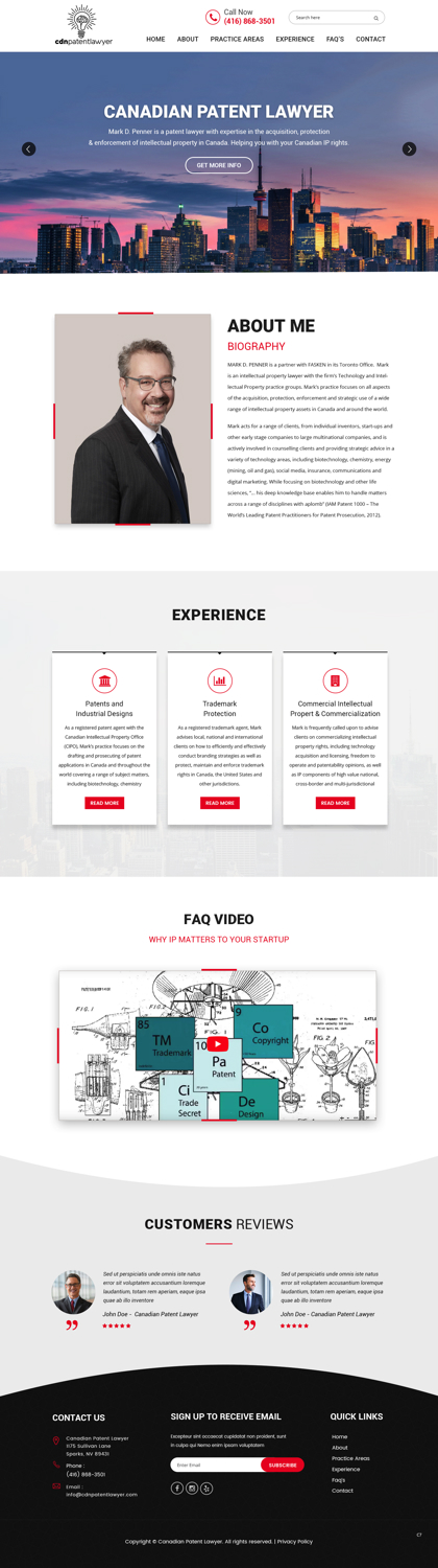 Web Design by pb for this project | Design #21022300