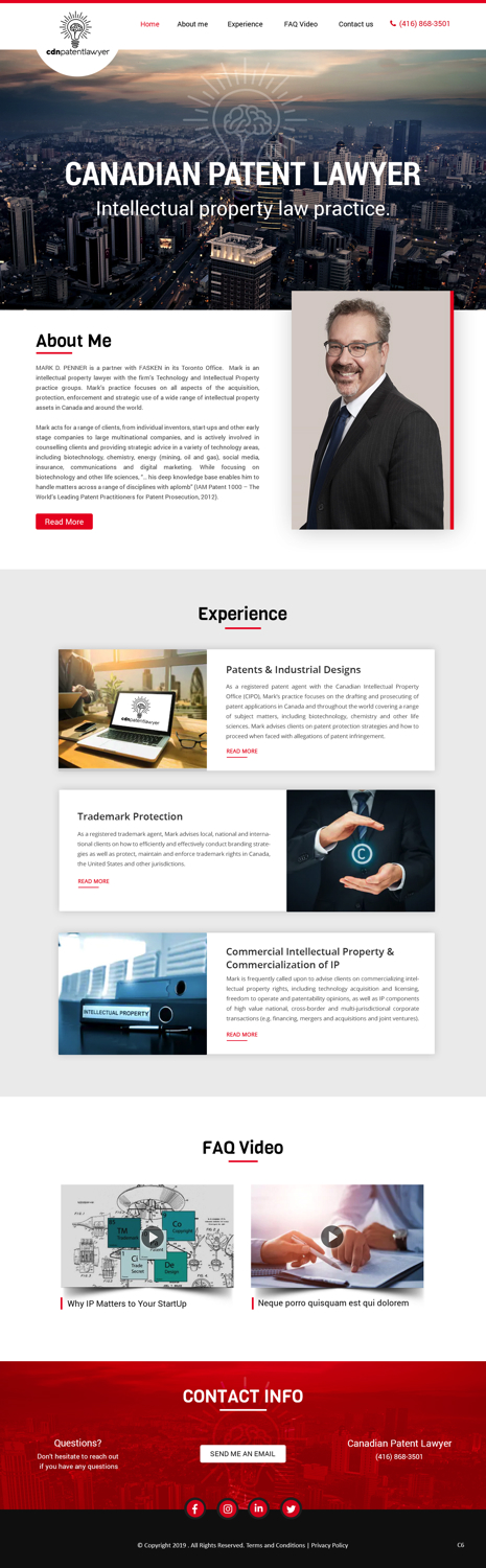 Web Design by pb for this project | Design #21022301