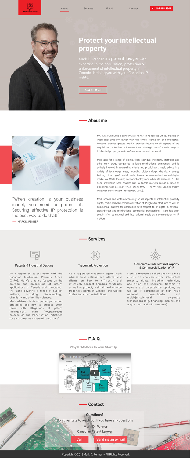 Web Design by enren for this project | Design #21023530