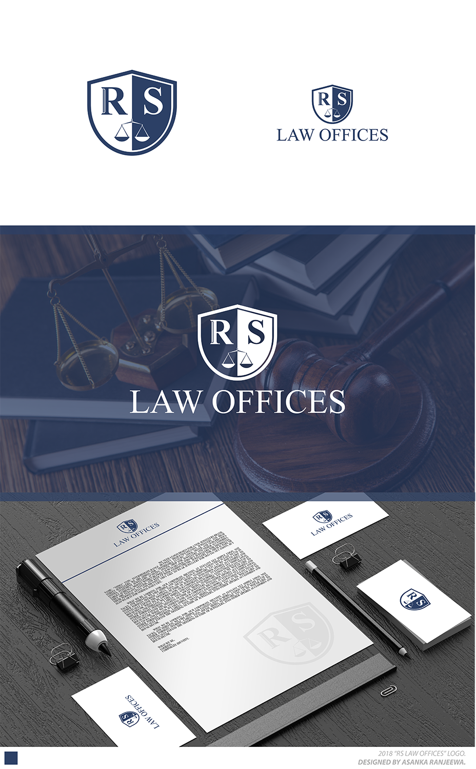 Logo Design by Asanka Ranjeewa for RS Law offices  | Design #19007448