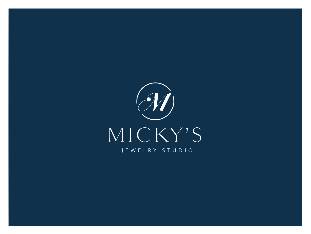 Logo Design by wonderland for Micky's Jewelry Studio | Design #18971087