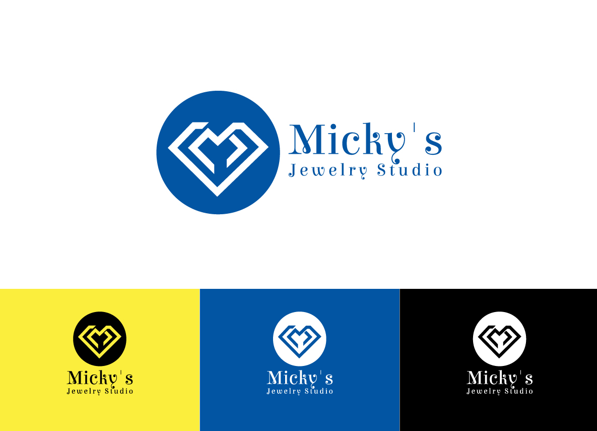 Logo Design by creative.bugs for Micky's Jewelry Studio | Design #18963346