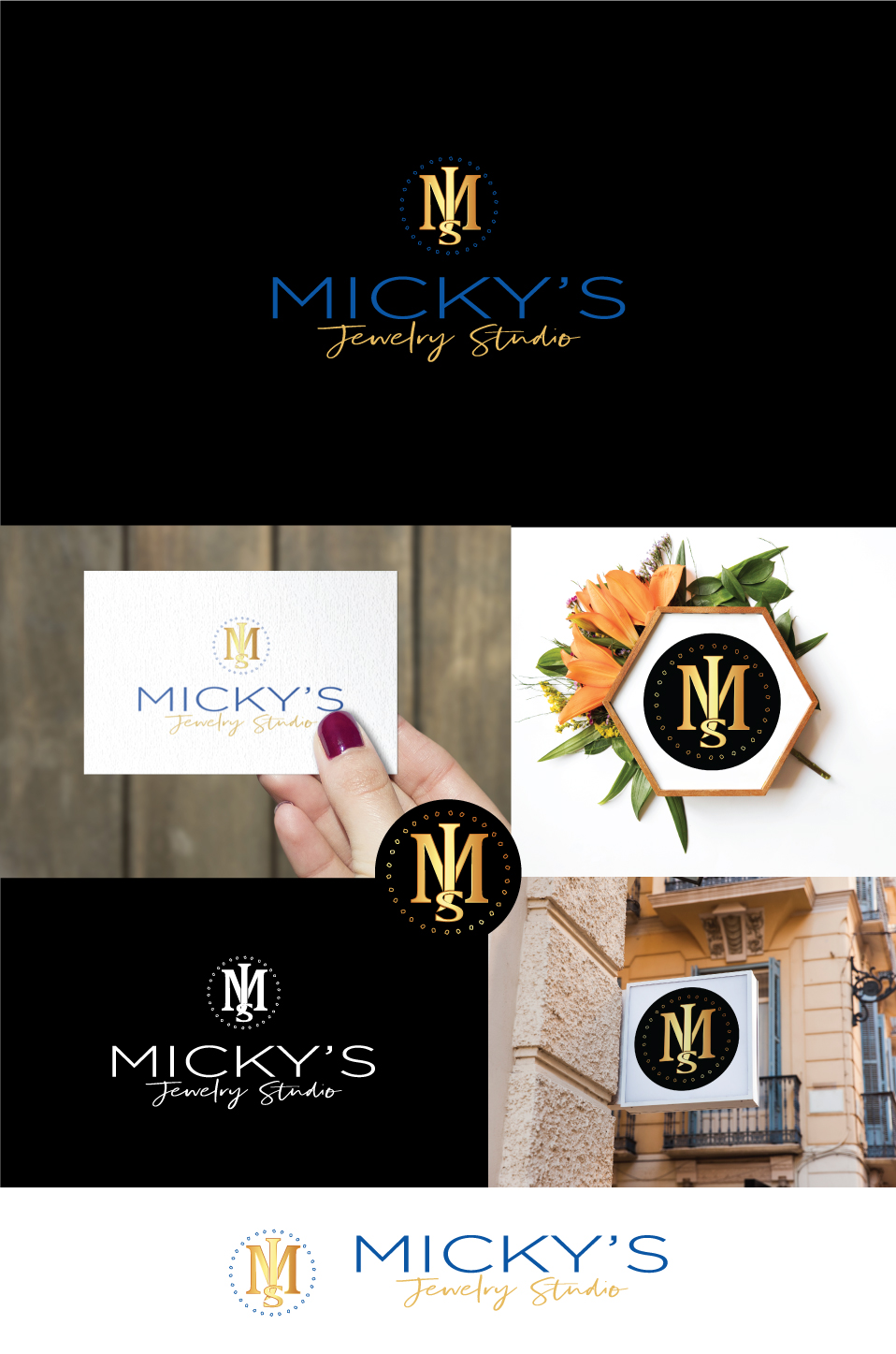 Logo Design by MBM Design for Micky's Jewelry Studio | Design #18997377