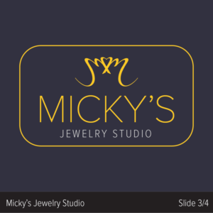 Logo Design by TDSkarie for Micky's Jewelry Studio | Design: #18962562