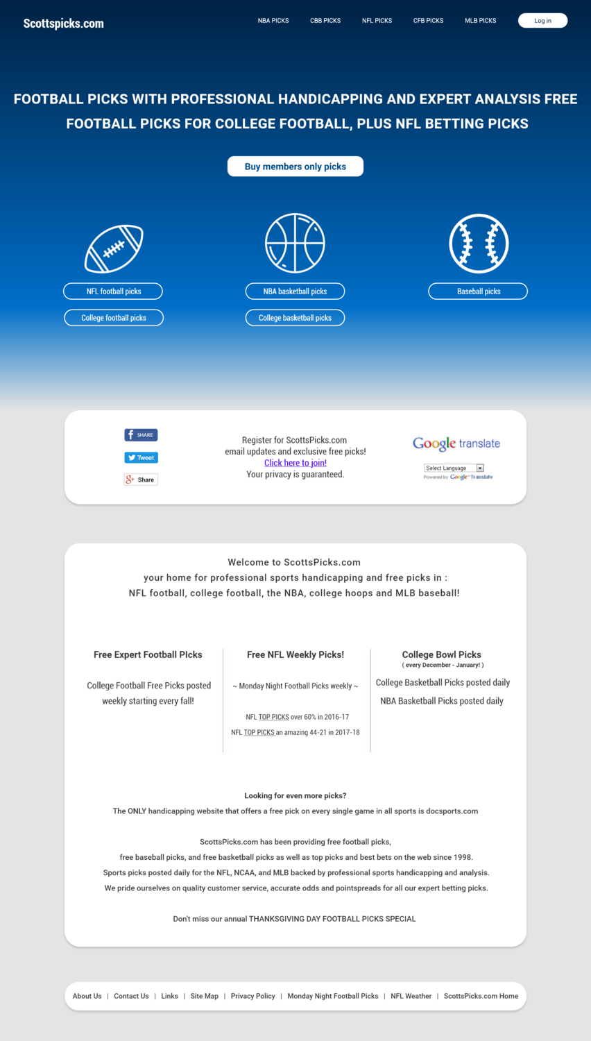 Diseño Web por yosif para ScottsPicks.com | Diseño #19005834